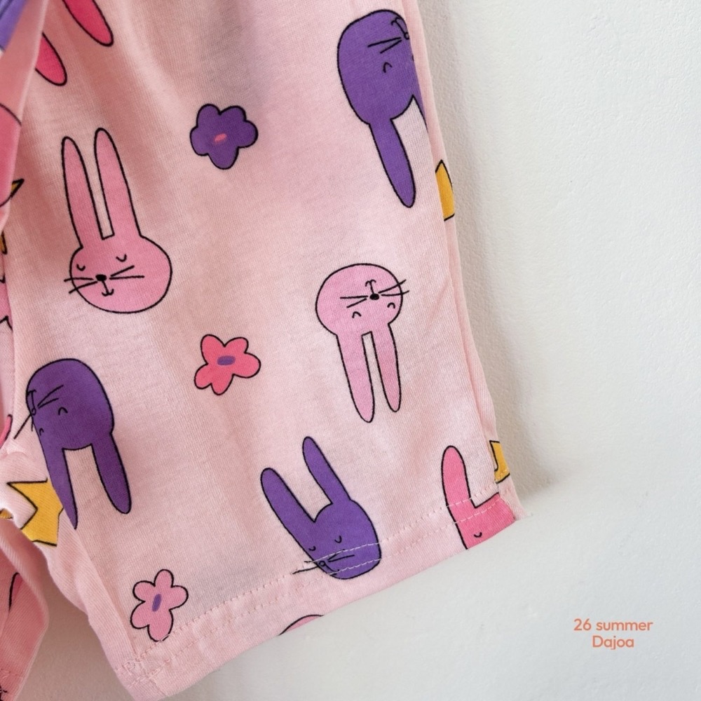 DAJOA 夏季彩色兔子居家套裝-細節圖10