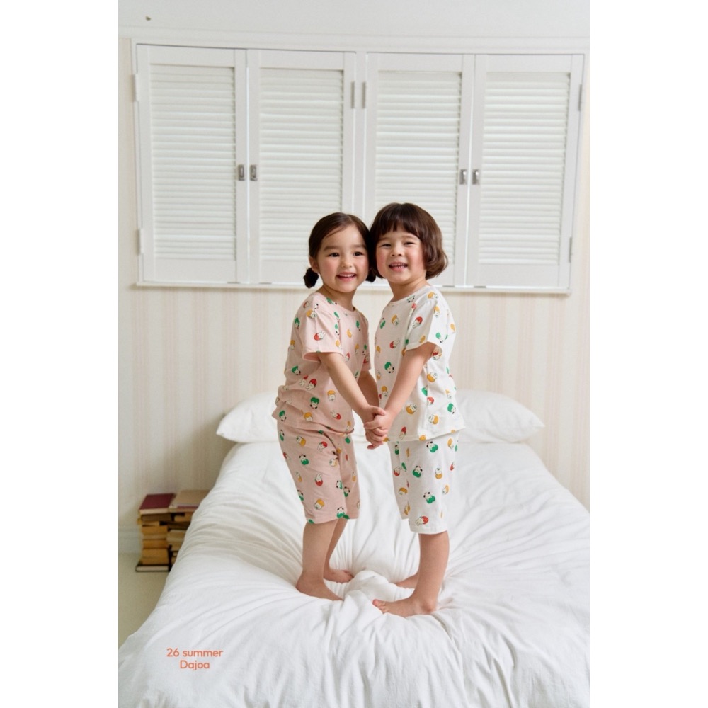 DAJOA 夏季滿版水果動物居家套裝-細節圖2