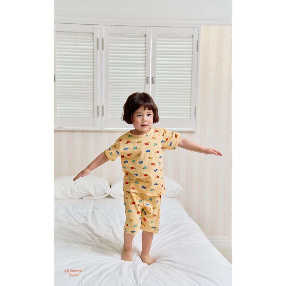 DAJOA 夏季可愛車子居家套裝-細節圖2
