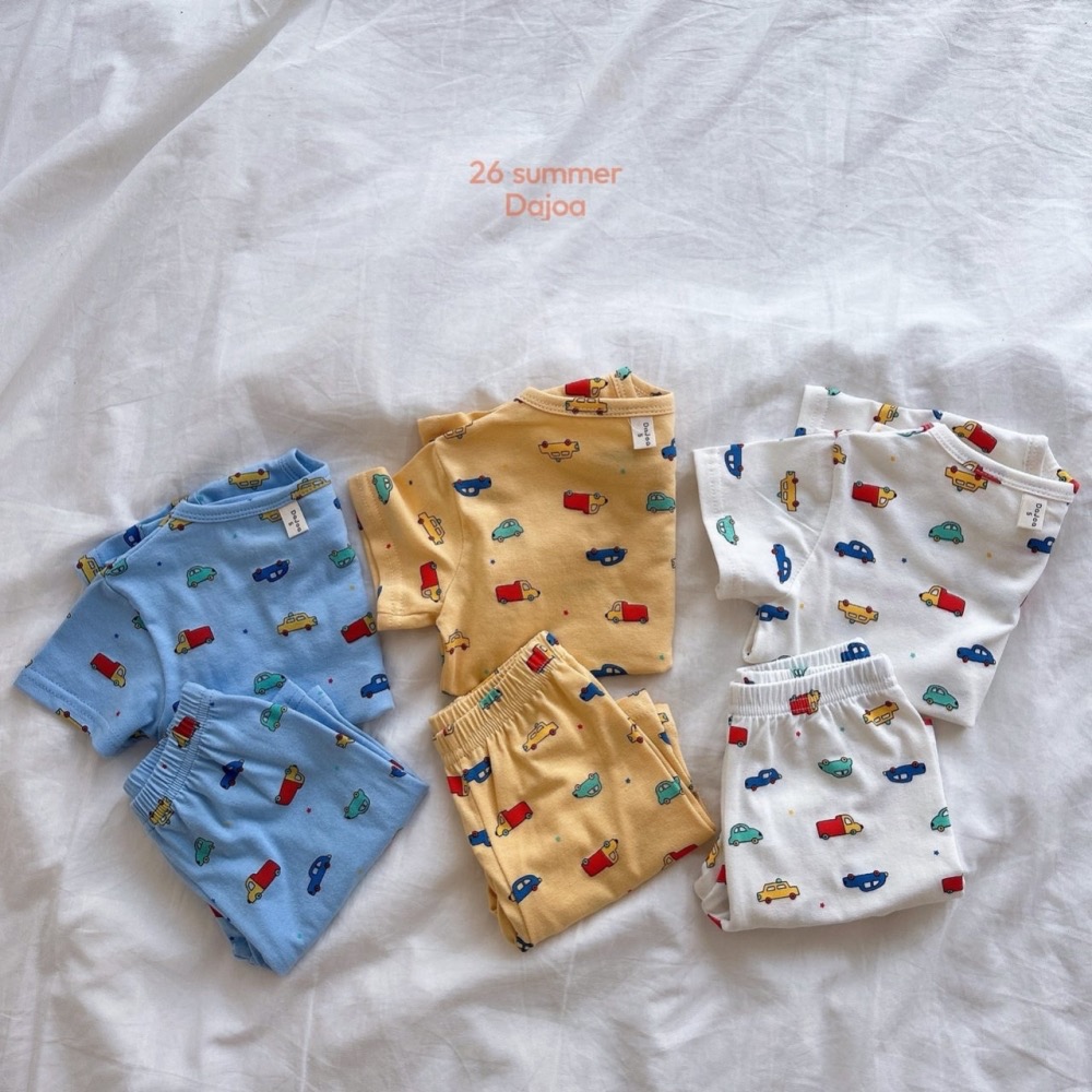 DAJOA 夏季可愛車子居家套裝-細節圖3