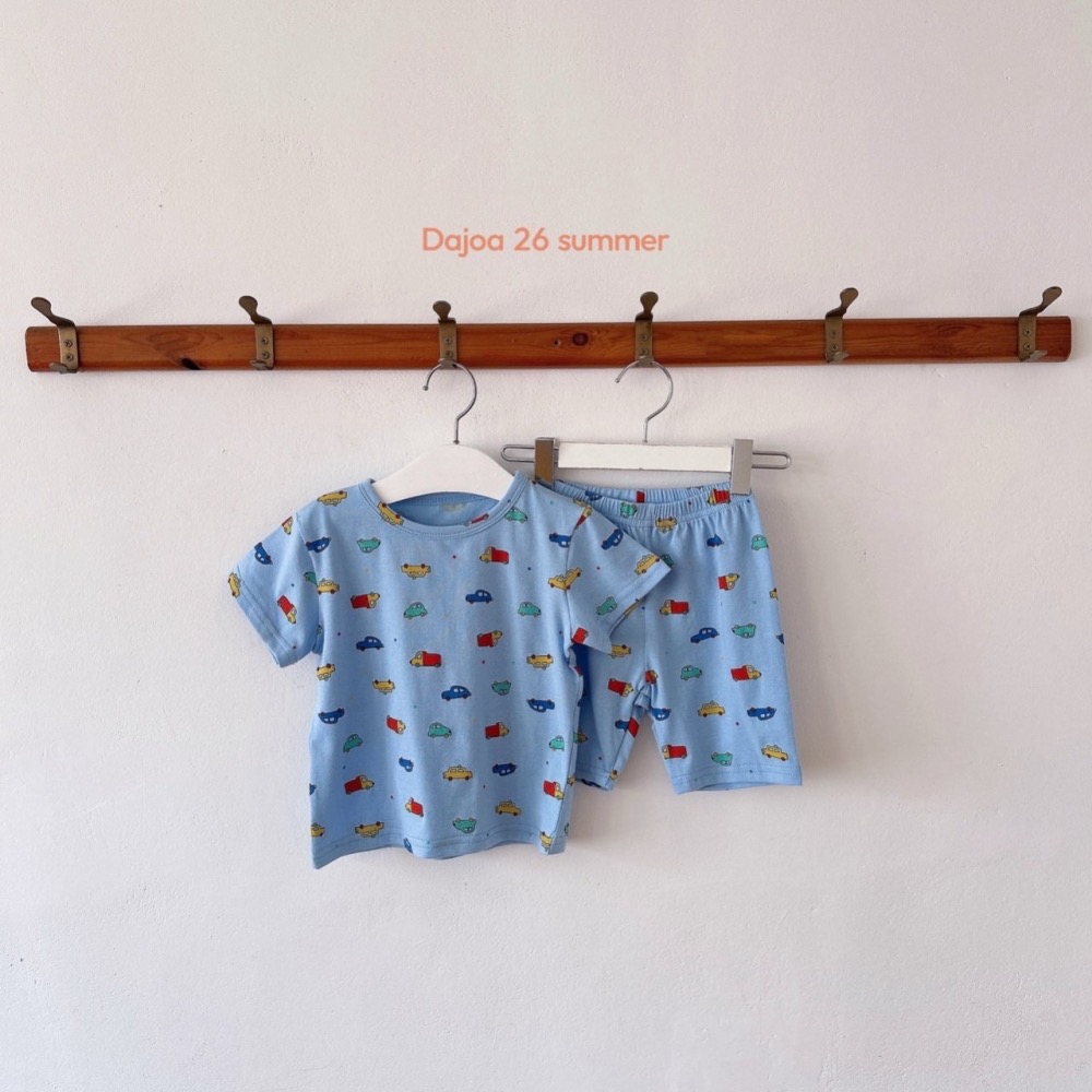 DAJOA 夏季可愛車子居家套裝-細節圖5