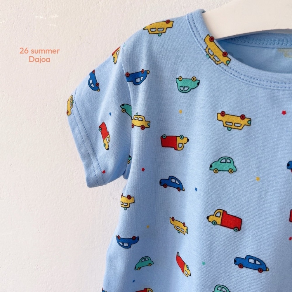 DAJOA 夏季可愛車子居家套裝-細節圖6