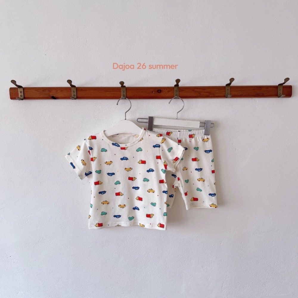 DAJOA 夏季可愛車子居家套裝-細節圖7