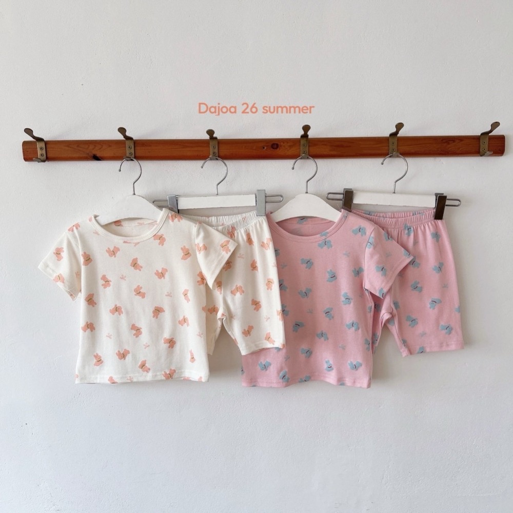 DAJOA 夏季可愛小兔居家套裝-細節圖3