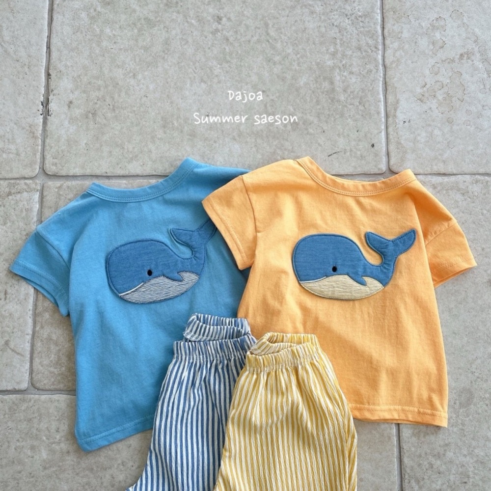 DAJOA 夏季鯨魚燙印手足套裝-細節圖5