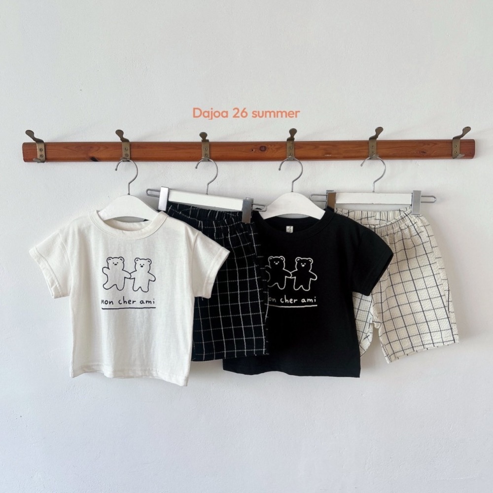 DAJOA 夏季兩隻小熊手足套裝-細節圖7