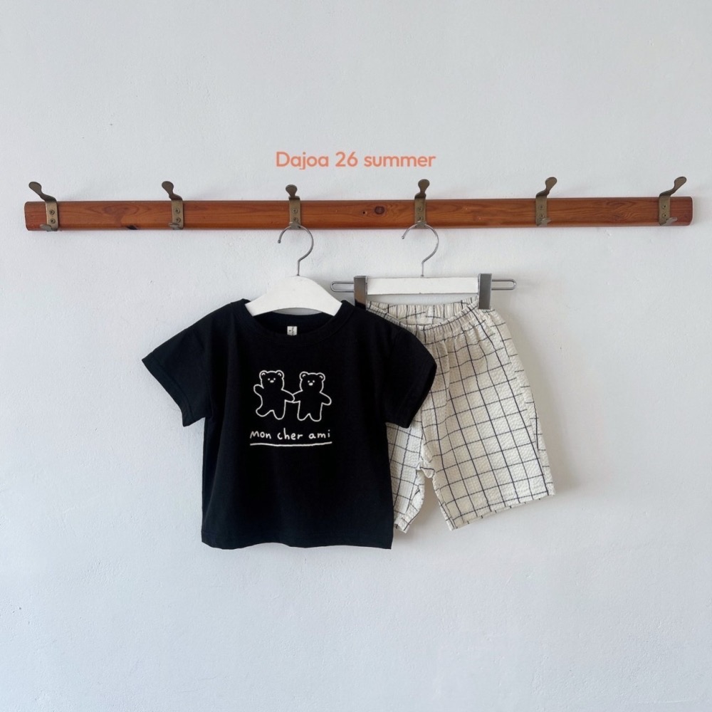 DAJOA 夏季兩隻小熊手足套裝-細節圖8