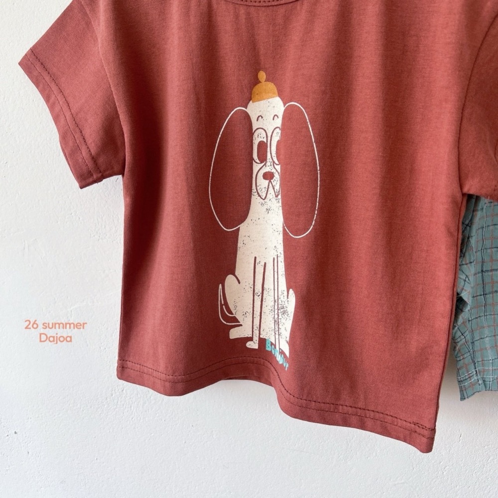 DAJOA 夏季大耳朵小狗套裝-細節圖4