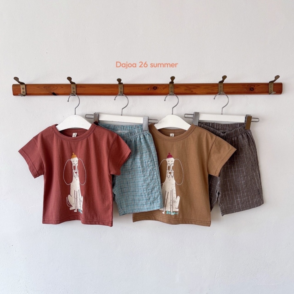 DAJOA 夏季大耳朵小狗套裝-細節圖6