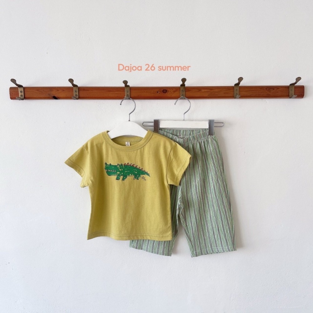 DAJOA 夏季斑駁鱷魚印花手足套裝-細節圖6