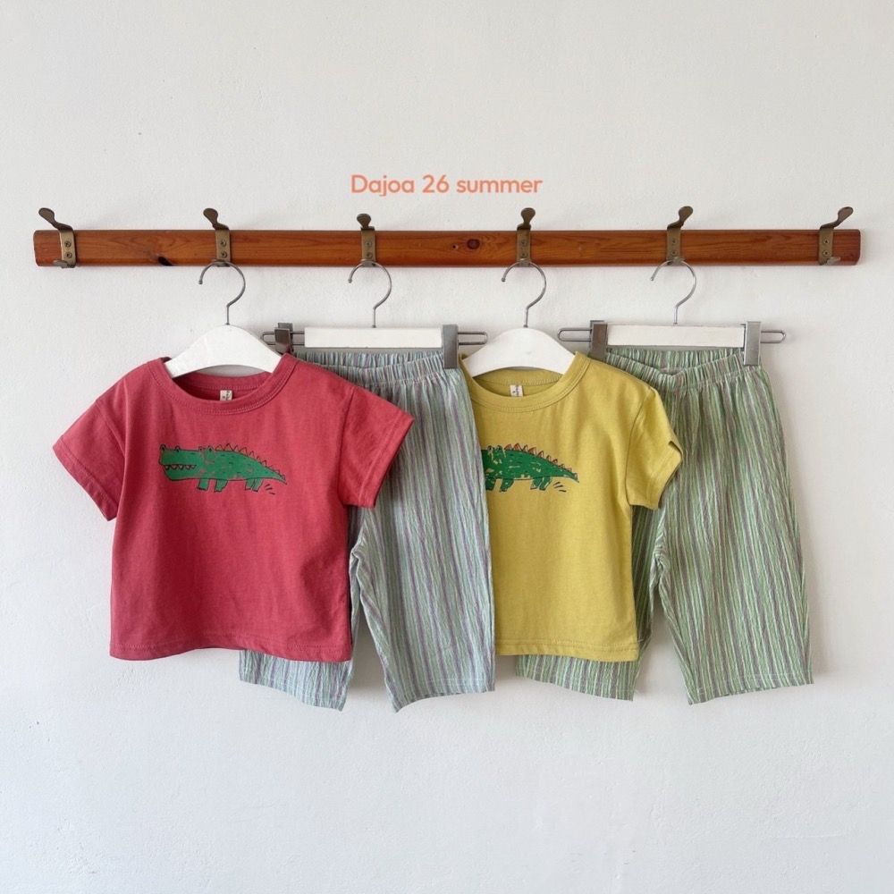 DAJOA 夏季斑駁鱷魚印花手足套裝-細節圖9