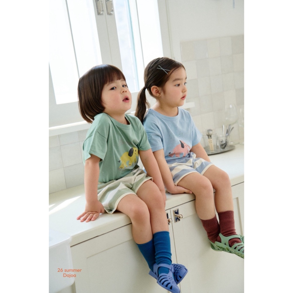 DAJOA 夏季大象印花手足套裝-細節圖3