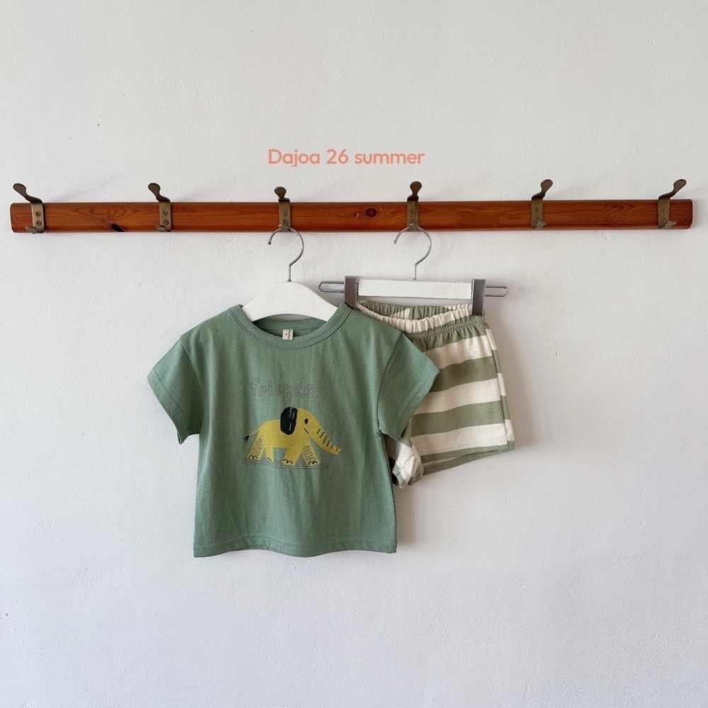 DAJOA 夏季大象印花手足套裝-細節圖6