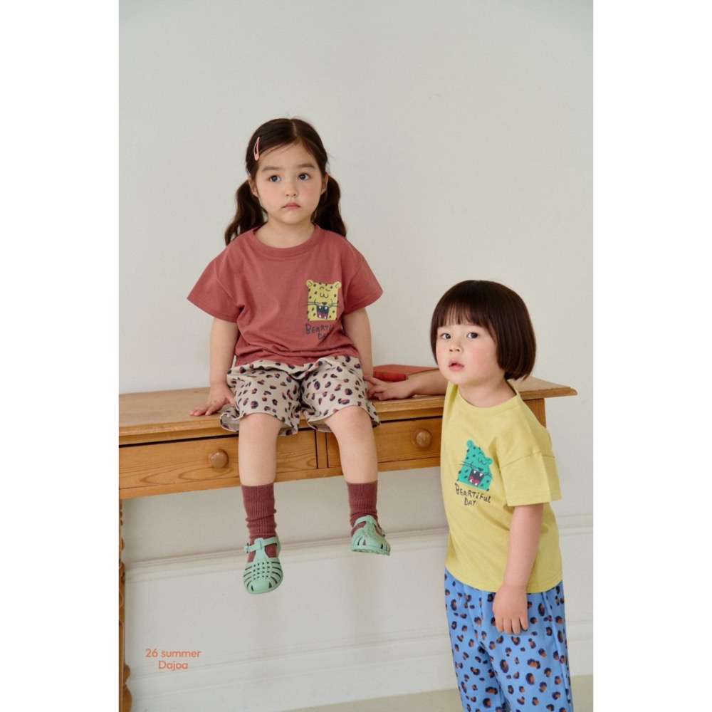 DAJOA 夏季花豹印花手足套裝-細節圖3