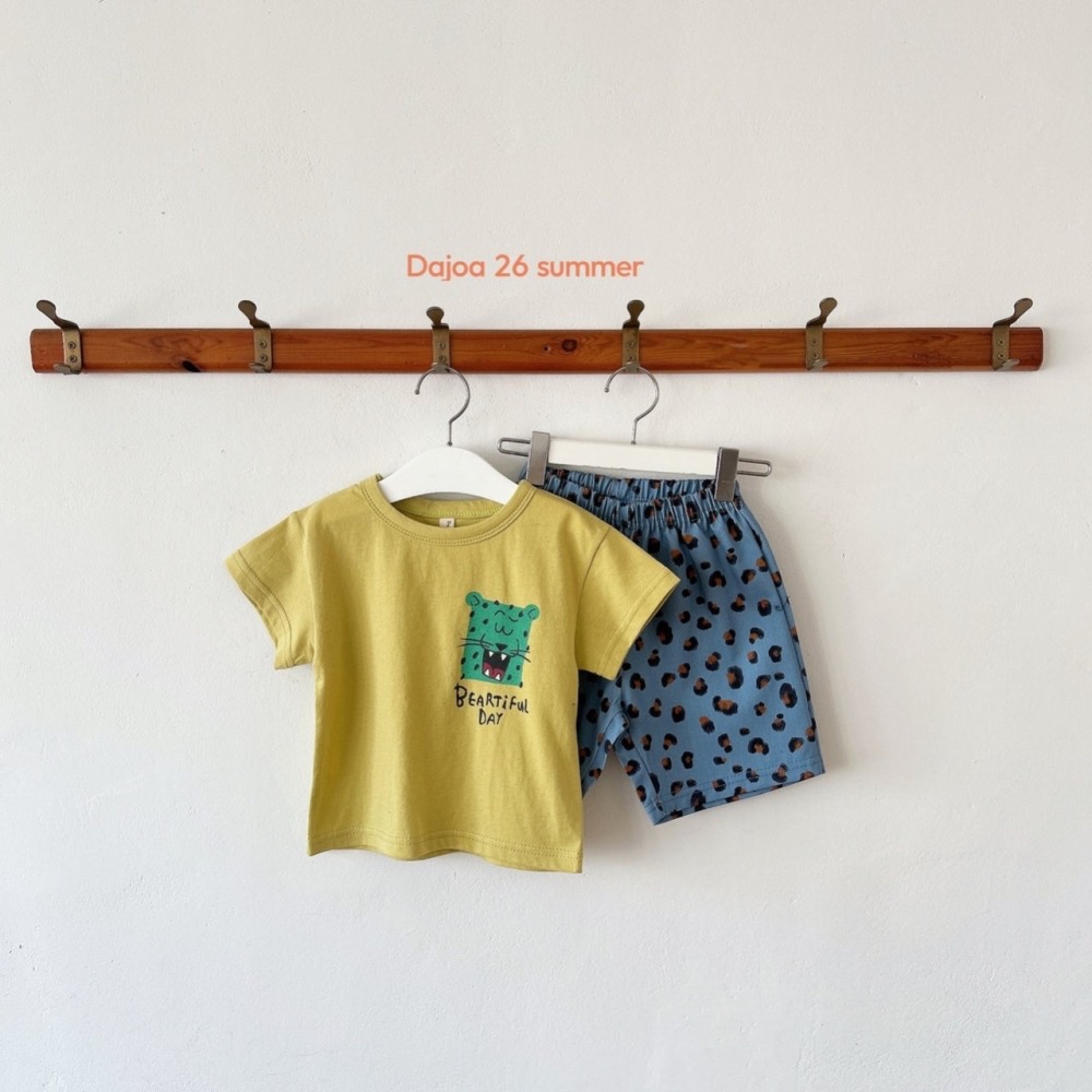 DAJOA 夏季花豹印花手足套裝-細節圖4