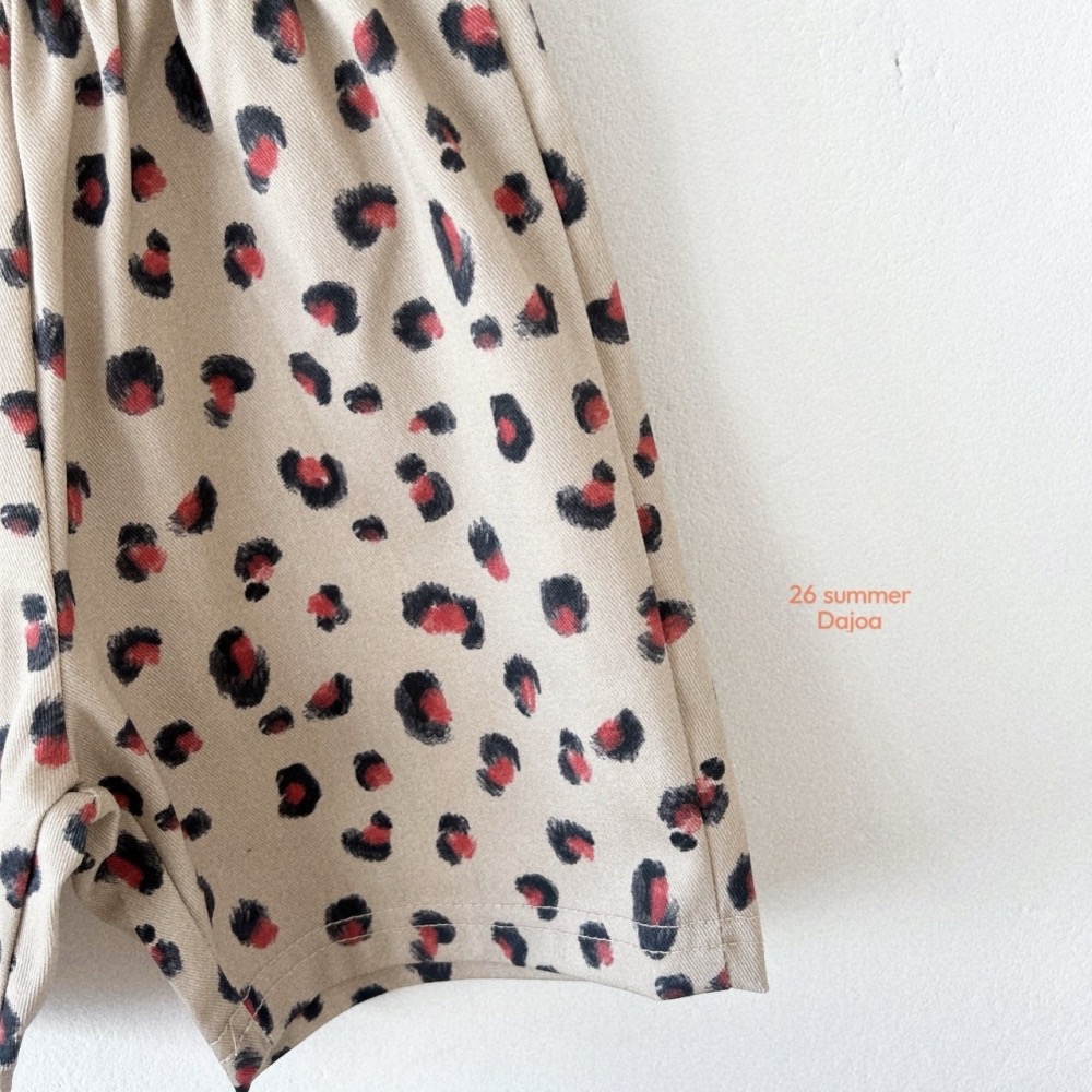 DAJOA 夏季花豹印花手足套裝-細節圖9