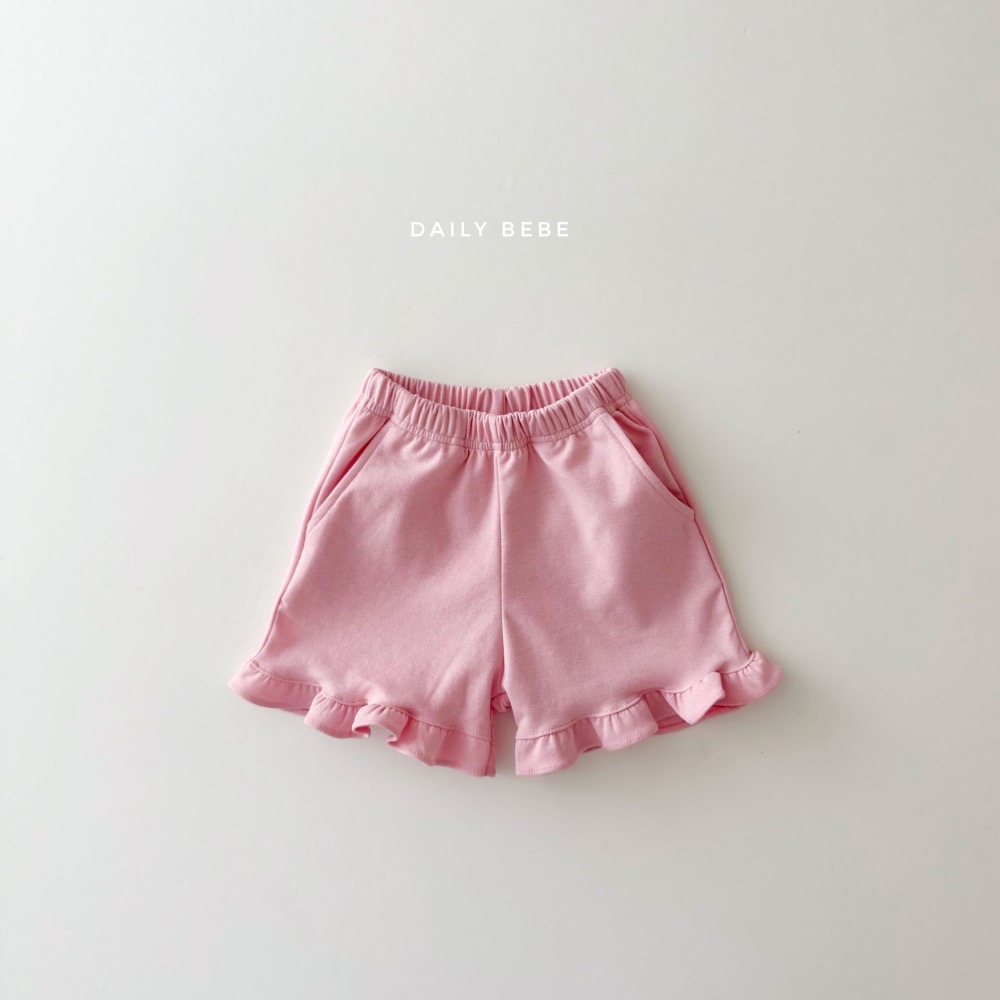 Daily Bebe 夏季荷葉邊短褲-細節圖2