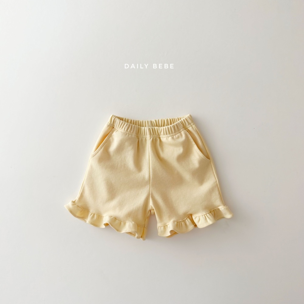 Daily Bebe 夏季荷葉邊短褲-細節圖3