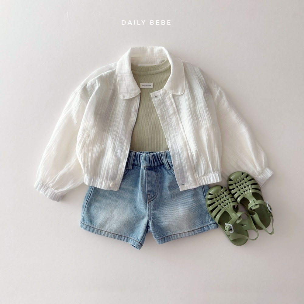 Daily Bebe 夏季輕薄拉鍊外套-細節圖2