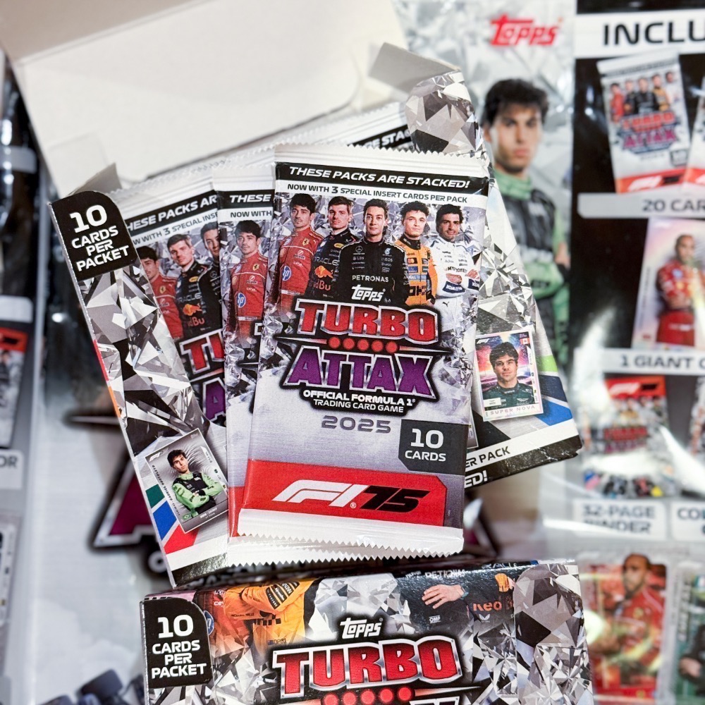 現貨 Topps f1 turbo attax 2025 一級方程式賽車 補充包 卡片 單包 整盒-細節圖2
