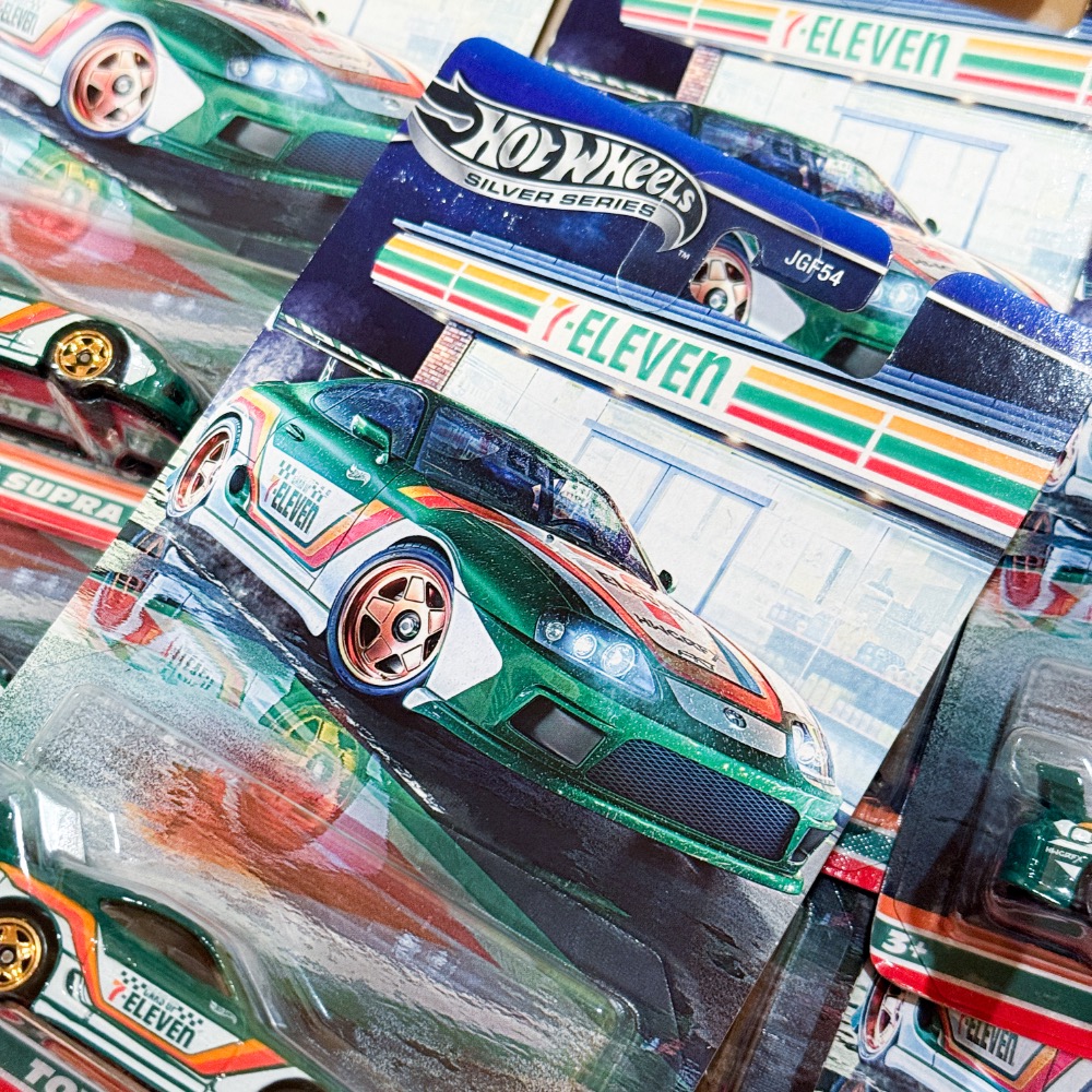 海外限定‼️ (含透明保護殼） Hot wheels 風火輪 7-11 seven 便利商店 豐田 Supra 牛魔王-細節圖2