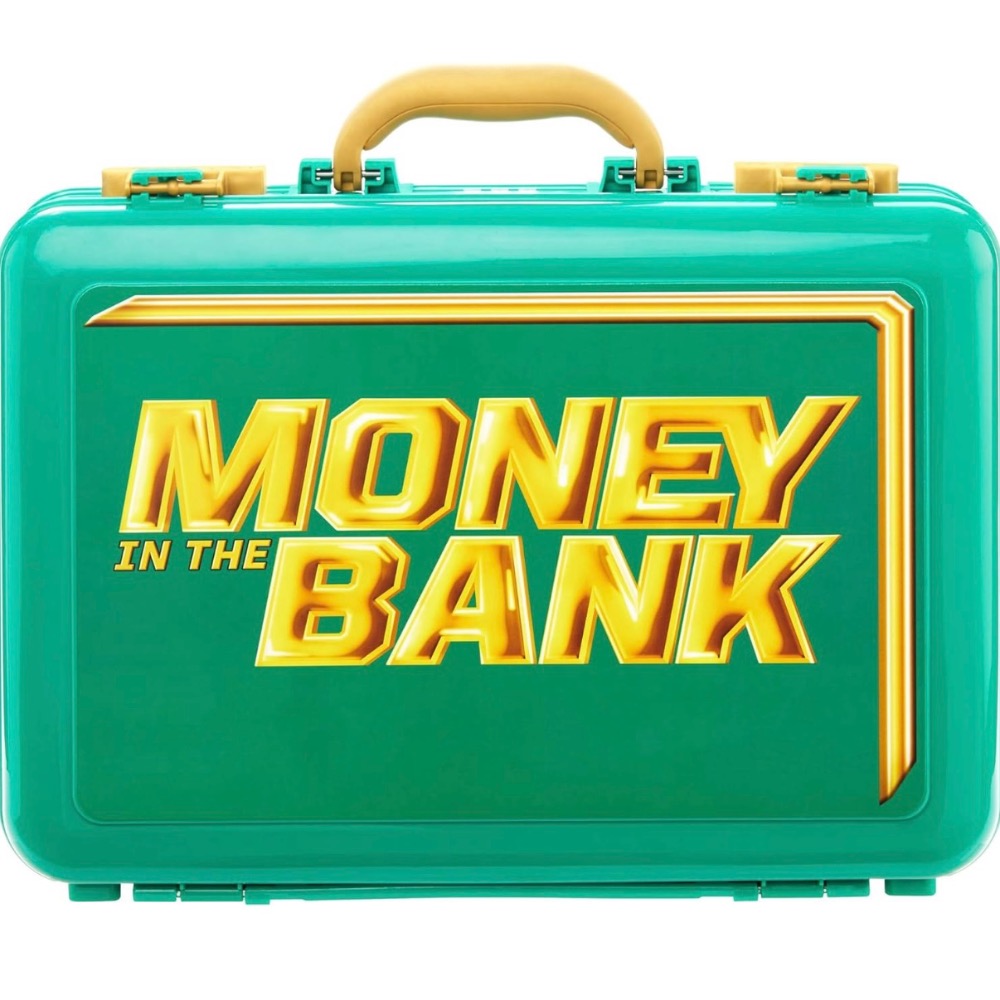 現貨 WWE 摔角人偶 收納箱 Money in the Bank 公事包 可動公仔收納盒 箱子-細節圖6