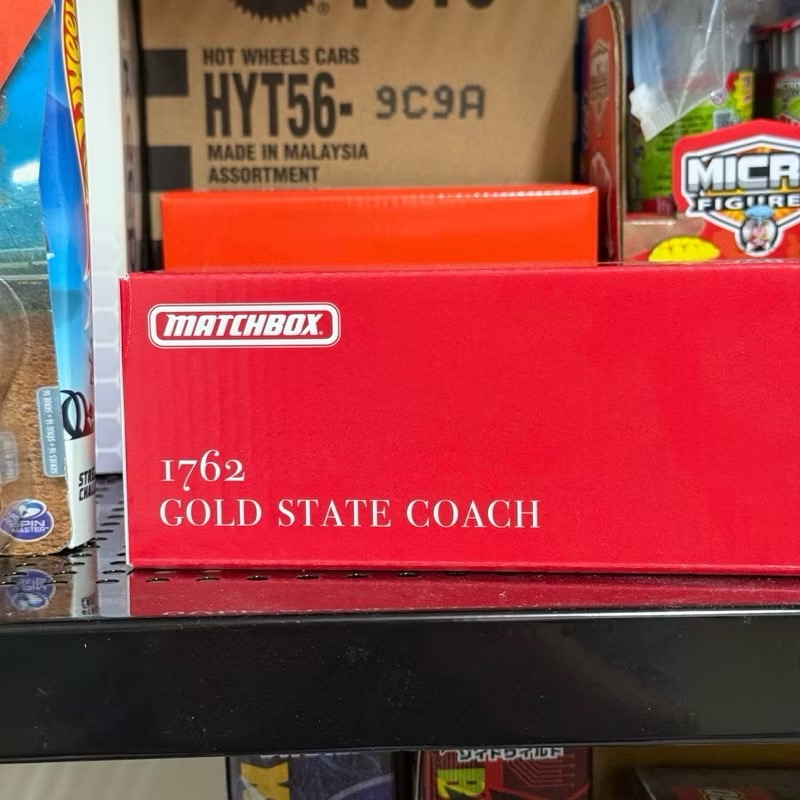 稀有絕版現貨 火柴盒小汽車 Matchbox Coronation Gold State Coach 王室金馬車 英國-細節圖8