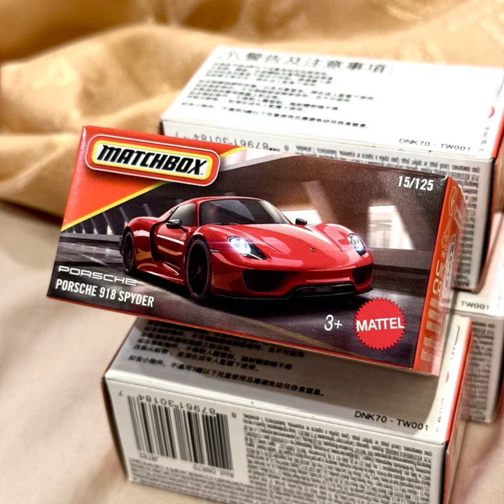 Matchbox 火柴盒小汽車 Porsche 保時捷 918 Spyder 紅色-細節圖3