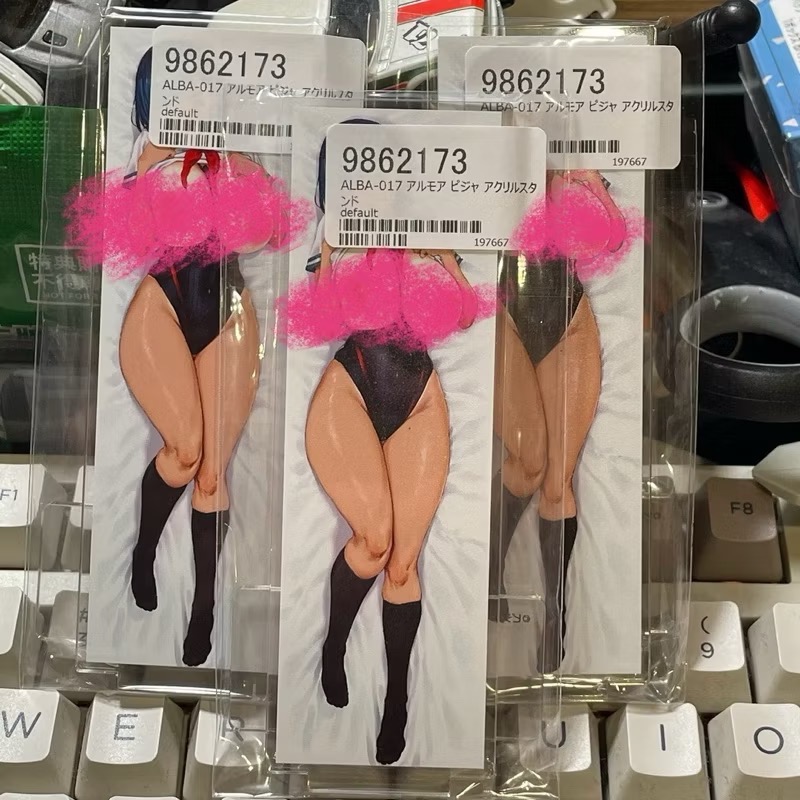 現貨 日本原版 アルモア ピジャ 繪師原創 金城遙華 等身抱枕壓克力牌 壓克力公仔-細節圖3