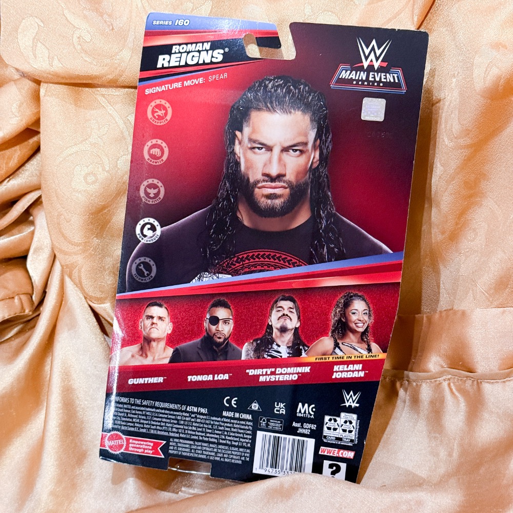 現貨 WWE Main Event Series 160 摔角人偶 Roman Reigns OTC-細節圖3