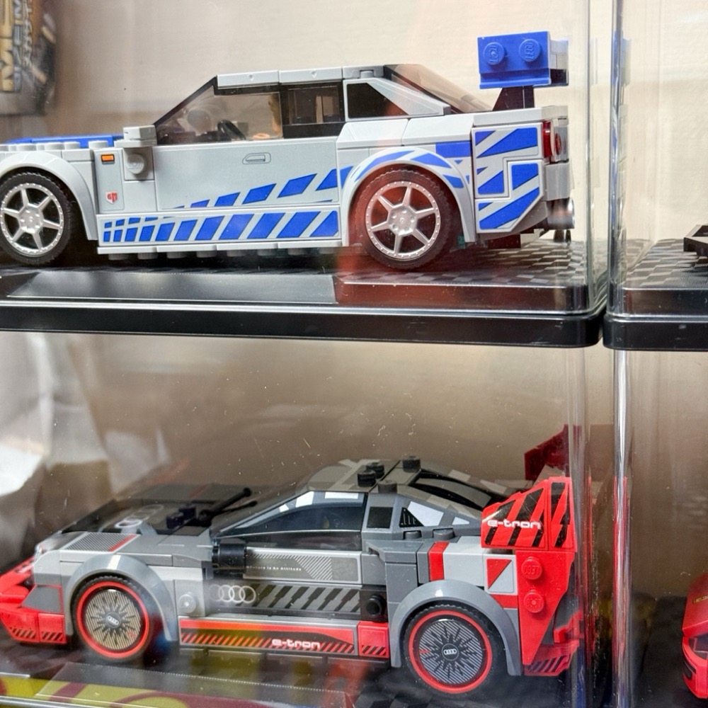 現貨 Lego 樂高 speed champions 極速賽車 透明蓋一體成型 車子展示盒 透明展示盒 可堆疊-細節圖5