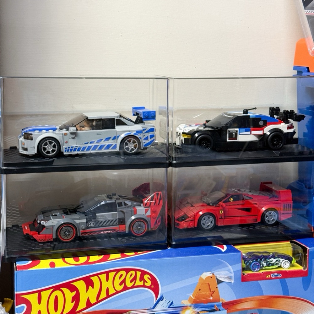 現貨 Lego 樂高 speed champions 極速賽車 透明蓋一體成型 車子展示盒 透明展示盒 可堆疊-細節圖7
