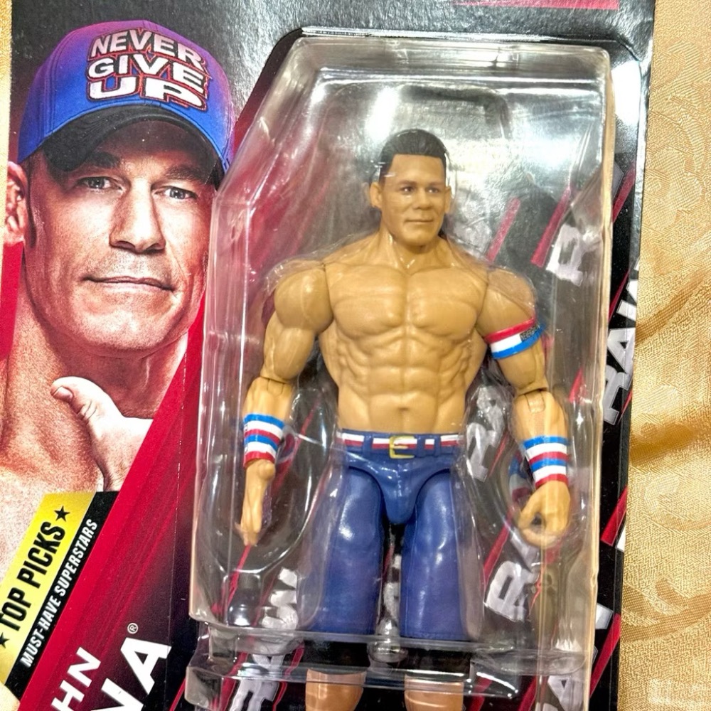 2025最新款 WWE RAW Top Picks 摔角人偶 John Cena 約翰西南 江西男 可動人偶 公仔-細節圖2