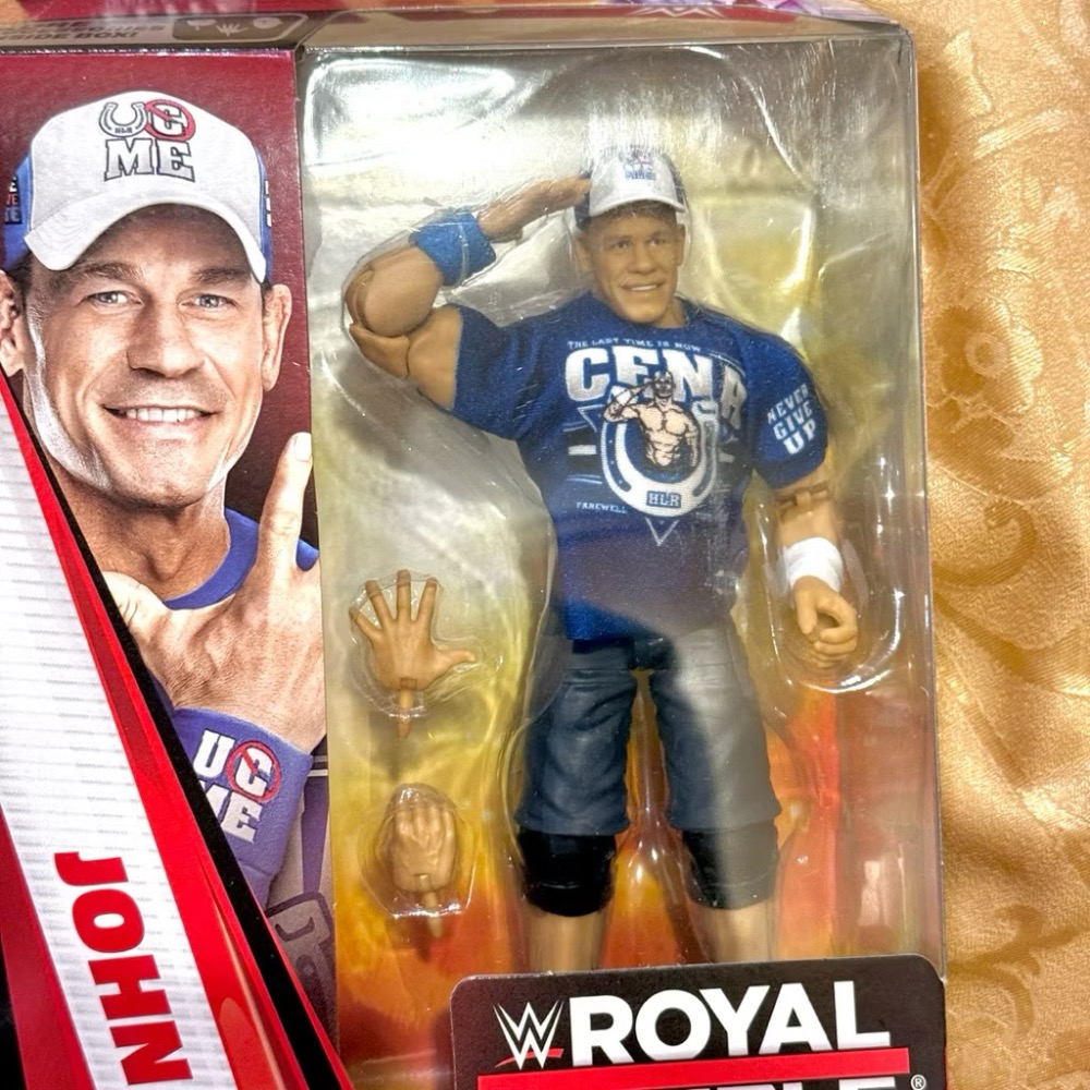 2025最新版 WWE Royal Rumble 皇家大賽 John Cena 約翰西南 江西男 可動人偶 公仔-細節圖2