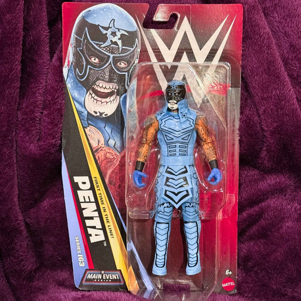 稀有現貨 WWE 摔角人偶 Series 163 Penta 蒙面摔角手 可動公仔-細節圖6