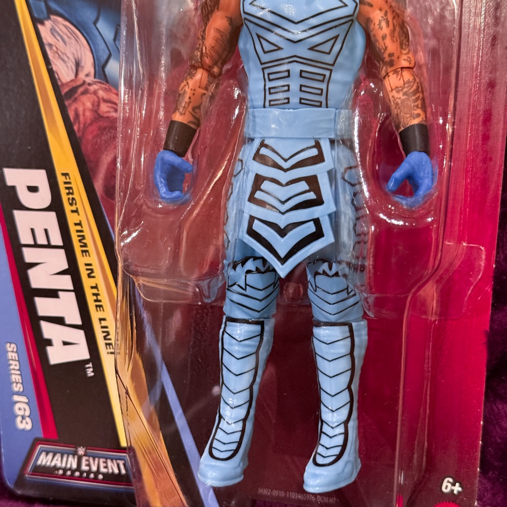 稀有現貨 WWE 摔角人偶 Series 163 Penta 蒙面摔角手 可動公仔-細節圖8