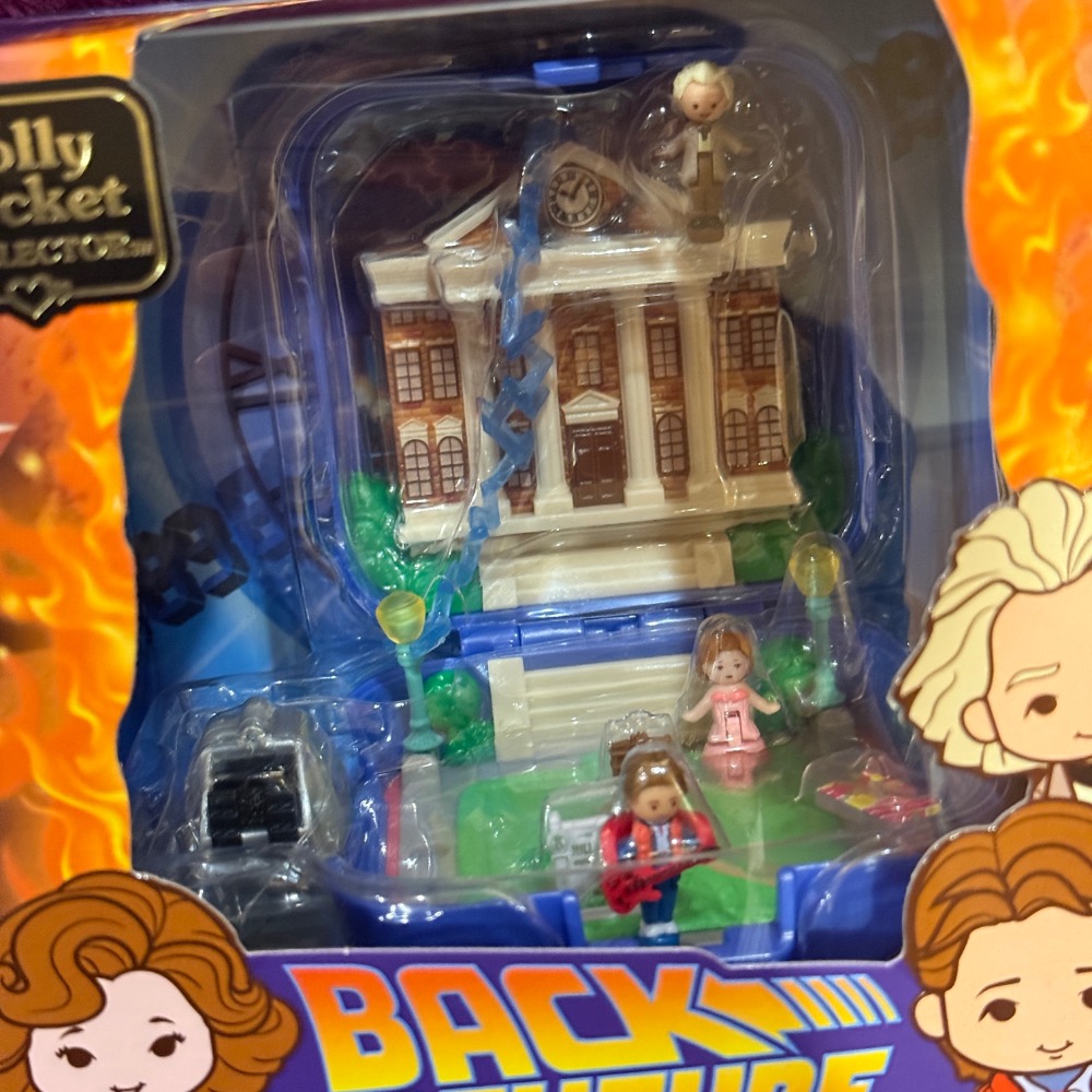 現貨 美泰限定 Back to the future 回到未來 口袋波莉 Polly Pocket 口袋玩具 萬能麥斯-細節圖2