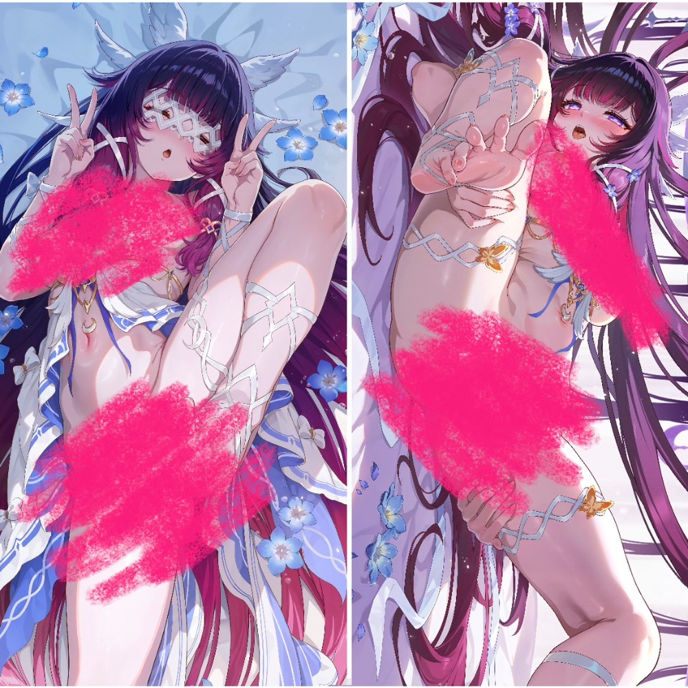 現貨 原神 月之少女 哥倫比婭·希珀塞萊尼婭 等身抱枕套 等身枕套-細節圖2