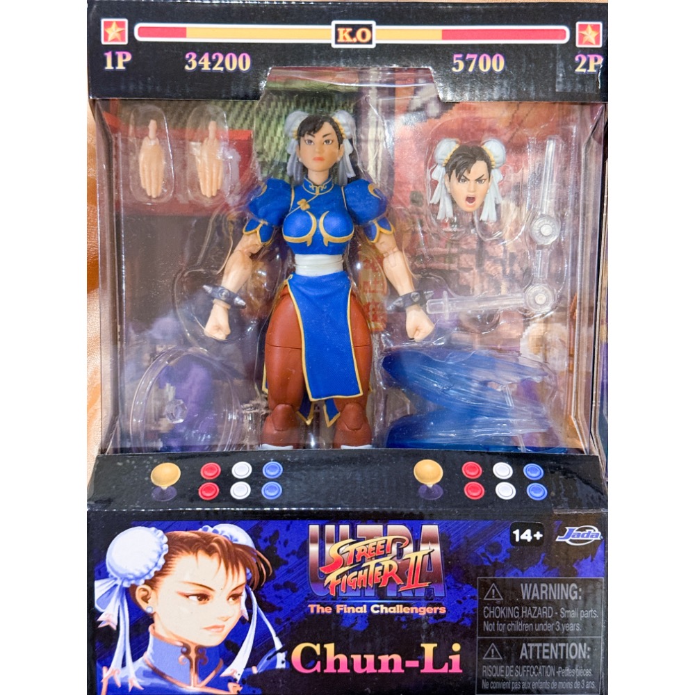 現貨 JADA TOYS Street Fighter II快打旋風2 春麗 6吋可動公仔-細節圖2