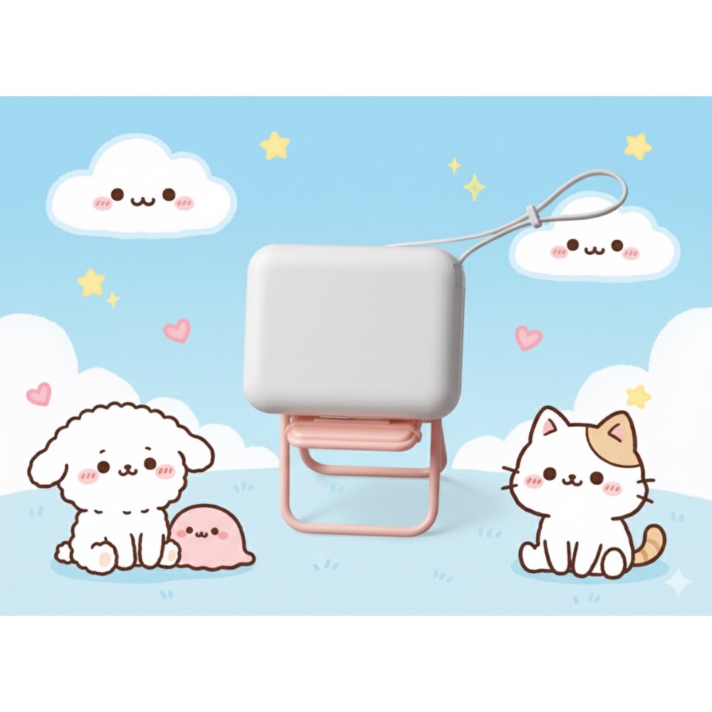 20W 自帶雙線LED數顯快充版行動電源-細節圖2