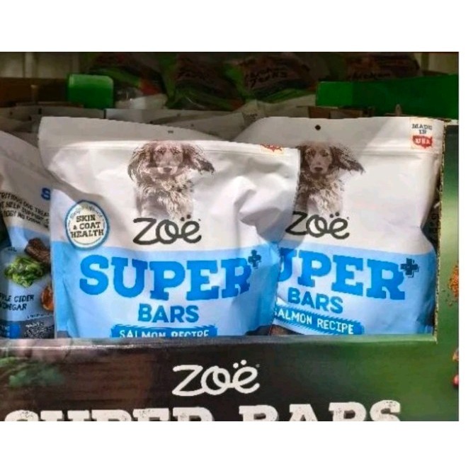 好市多代購 COSTCO Zoe Super Bars鮭魚片狗零食 皮膚毛髮配方 狗零食 狗零嘴-細節圖4