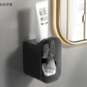 【新店促銷送牙刷架】牙刷架 浴室置物架 牙刷 浴室收納  收納 洗臉台收納 層架收納 牙刷置物架 擠牙膏器-規格圖9