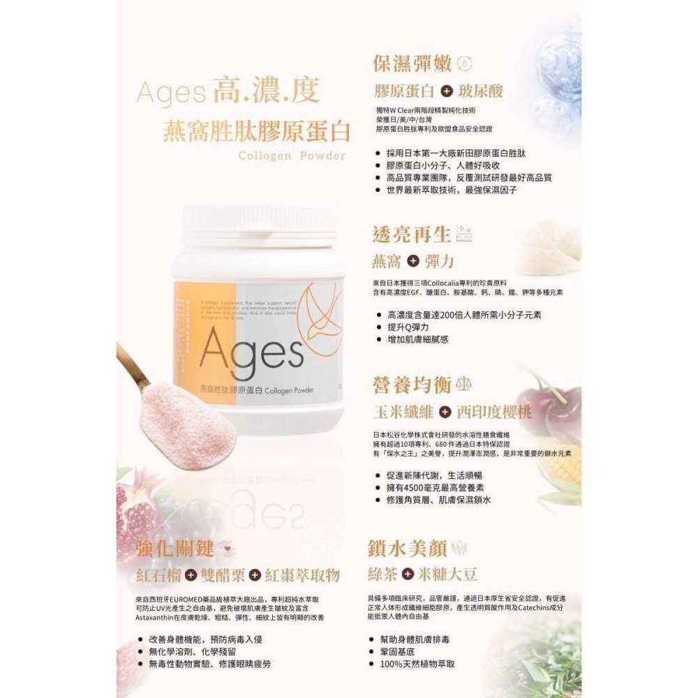 森，呼吸｜Ages燕窩胜肽膠原蛋白-細節圖8