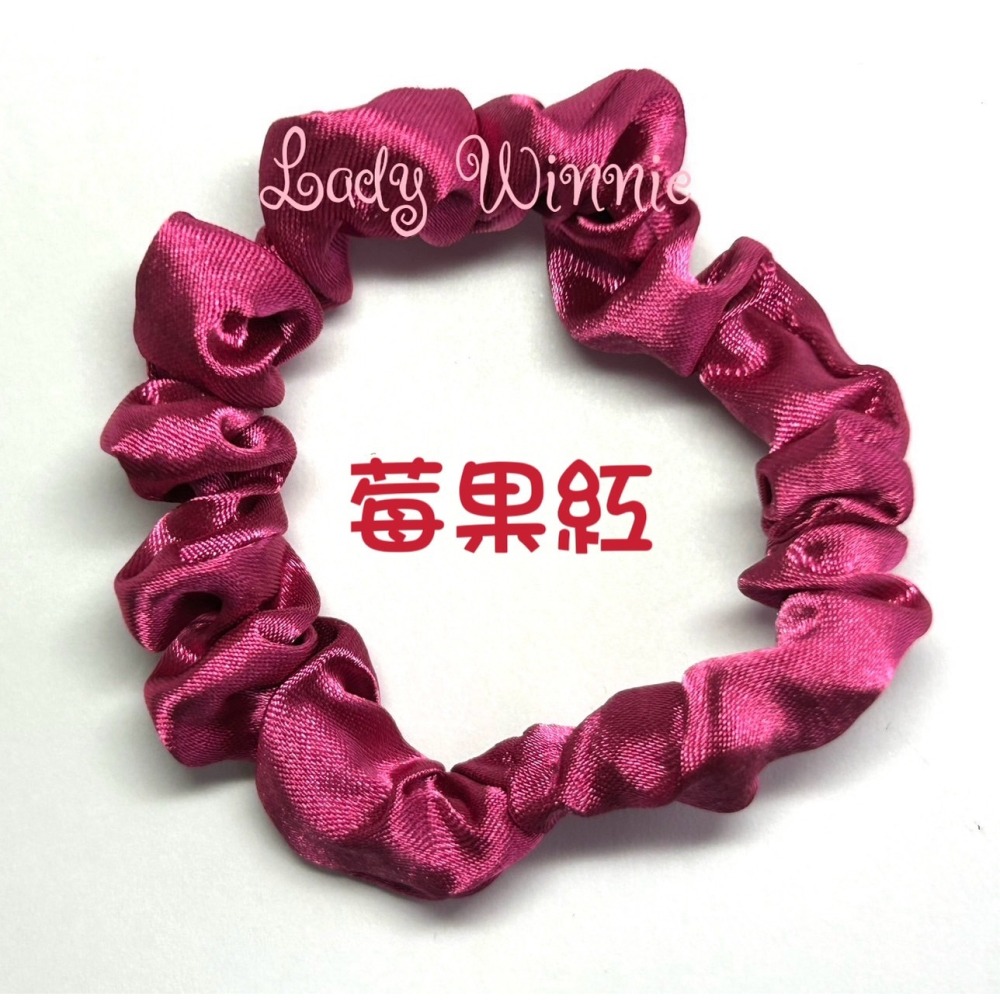 美國 L. ERICKSON 真絲純色 大腸圈 迷你款-細節圖4