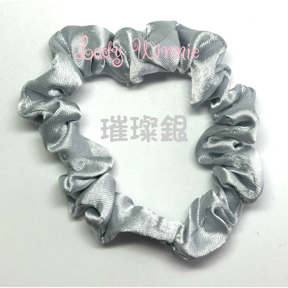 美國 L. ERICKSON 真絲純色 大腸圈 迷你款-細節圖6