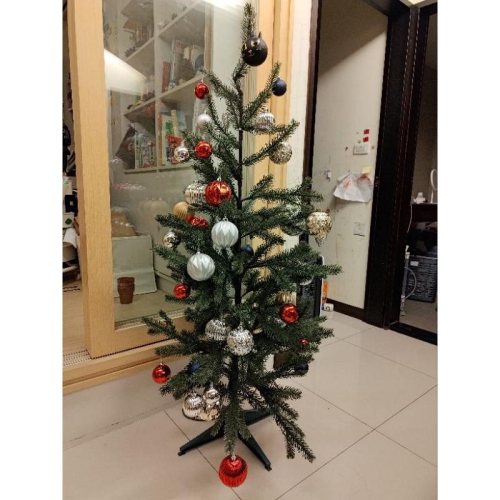 聖誕樹 150cm 二手 Ikea購入 含樹上所有裝飾品