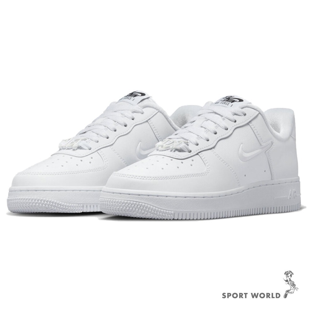 【下殺】Nike 女鞋 休閒鞋 Air Force 1 07 反光小勾 AF1 白【運動世界】FB8251-100-細節圖3