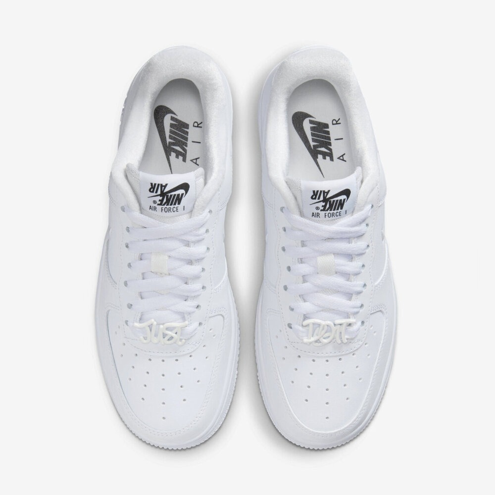 【下殺】Nike 女鞋 休閒鞋 Air Force 1 07 反光小勾 AF1 白【運動世界】FB8251-100-細節圖4