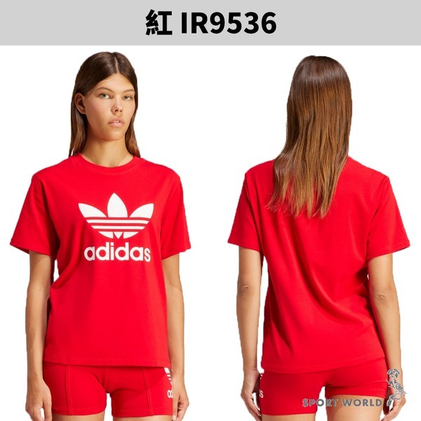 Adidas 短袖上衣 女裝 三葉草【運動世界】IR9536/IR9534/IR9533/IR9537-細節圖3