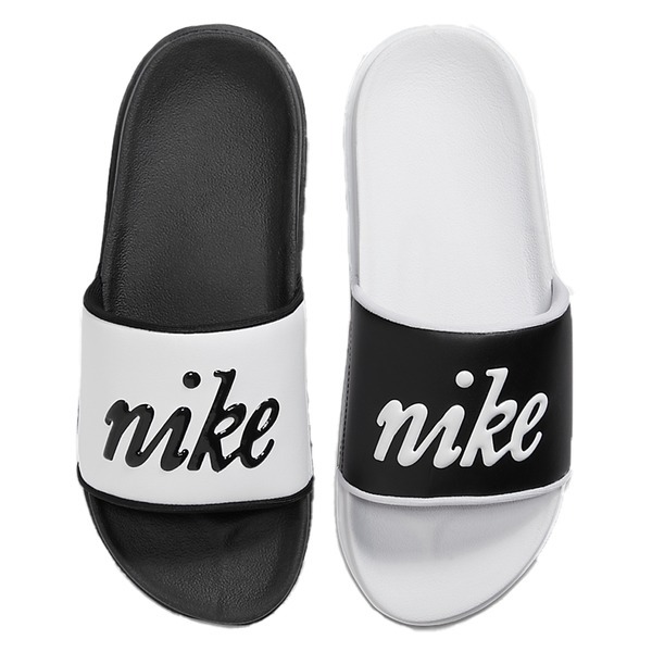 Nike 拖鞋 男鞋 女鞋 陰陽 海綿 軟底 白黑【運動世界】FQ7646-100-細節圖2